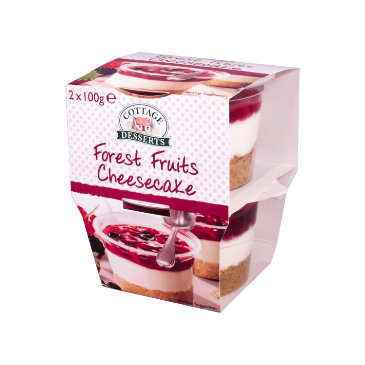 Forest Fruit Cheesecake 100g Twin Pack